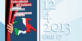 Presentazione del volume "Federalismo all'italiana" di Luca Antonini